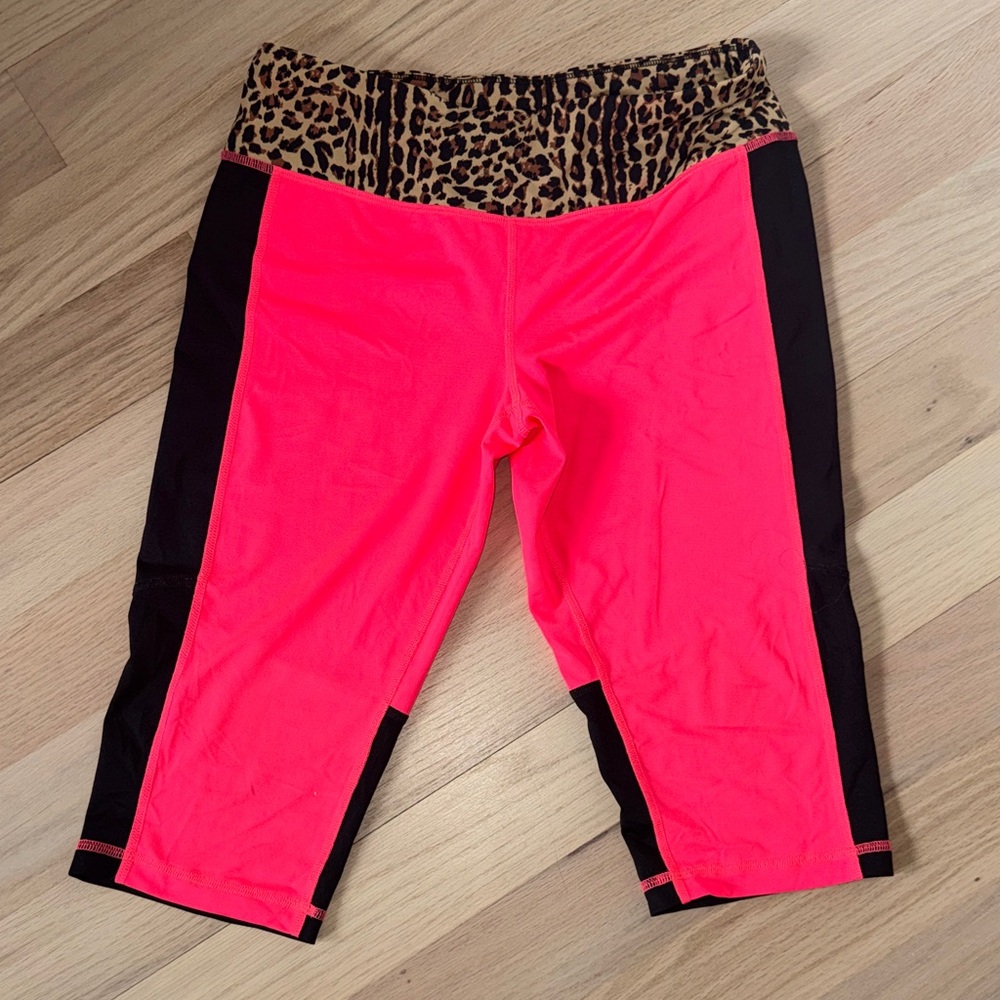 Material Girl Leopard Print Sports Bra with Red Accents - Picture 7 of 7